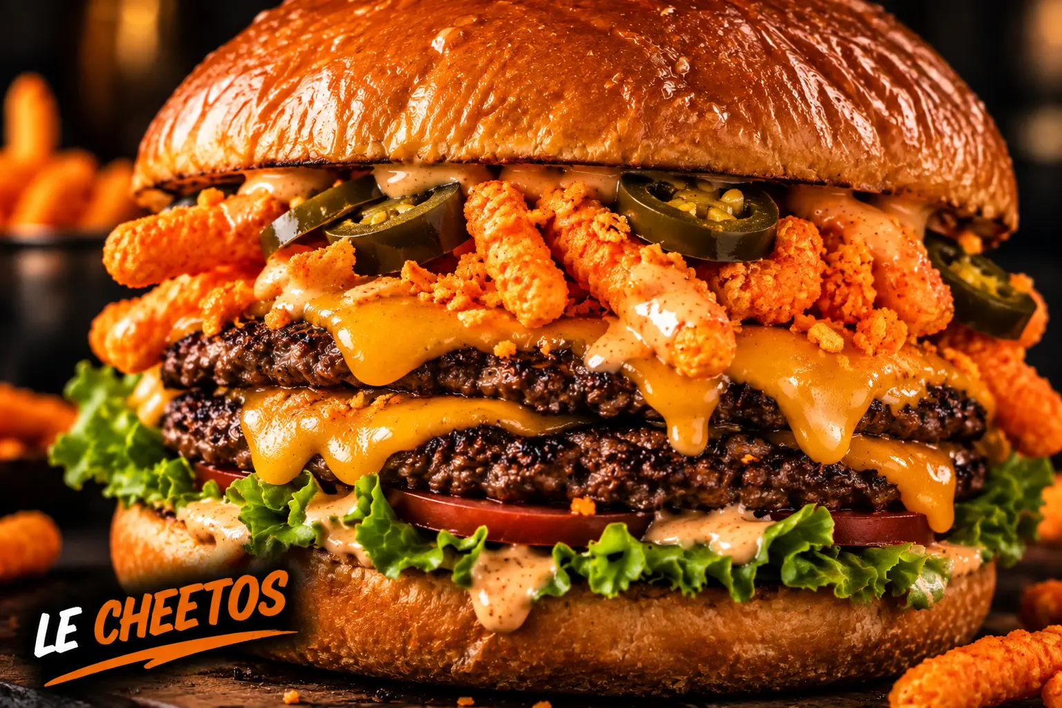 Smash burger halal cheddar fondu L'Escale Metz